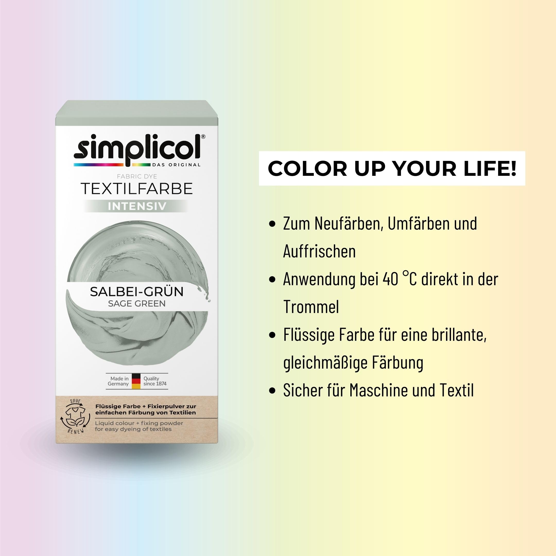 simplicol-textilfarbe-intensiv-salbei-gr-n-waschmaschinen-f-rbung-1er-pack image 4