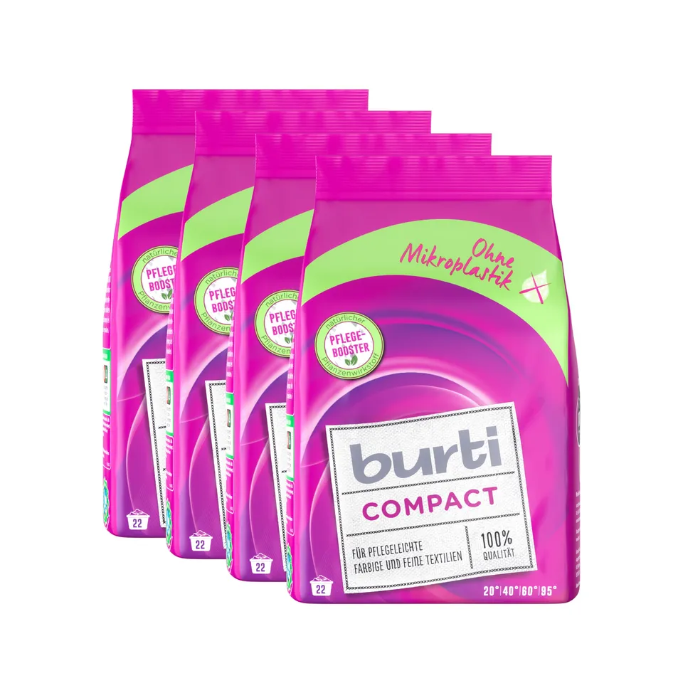 burti-compact-waschmittel-4er-set-1-1-kg-f-r-ca-88-waschladungen image 1