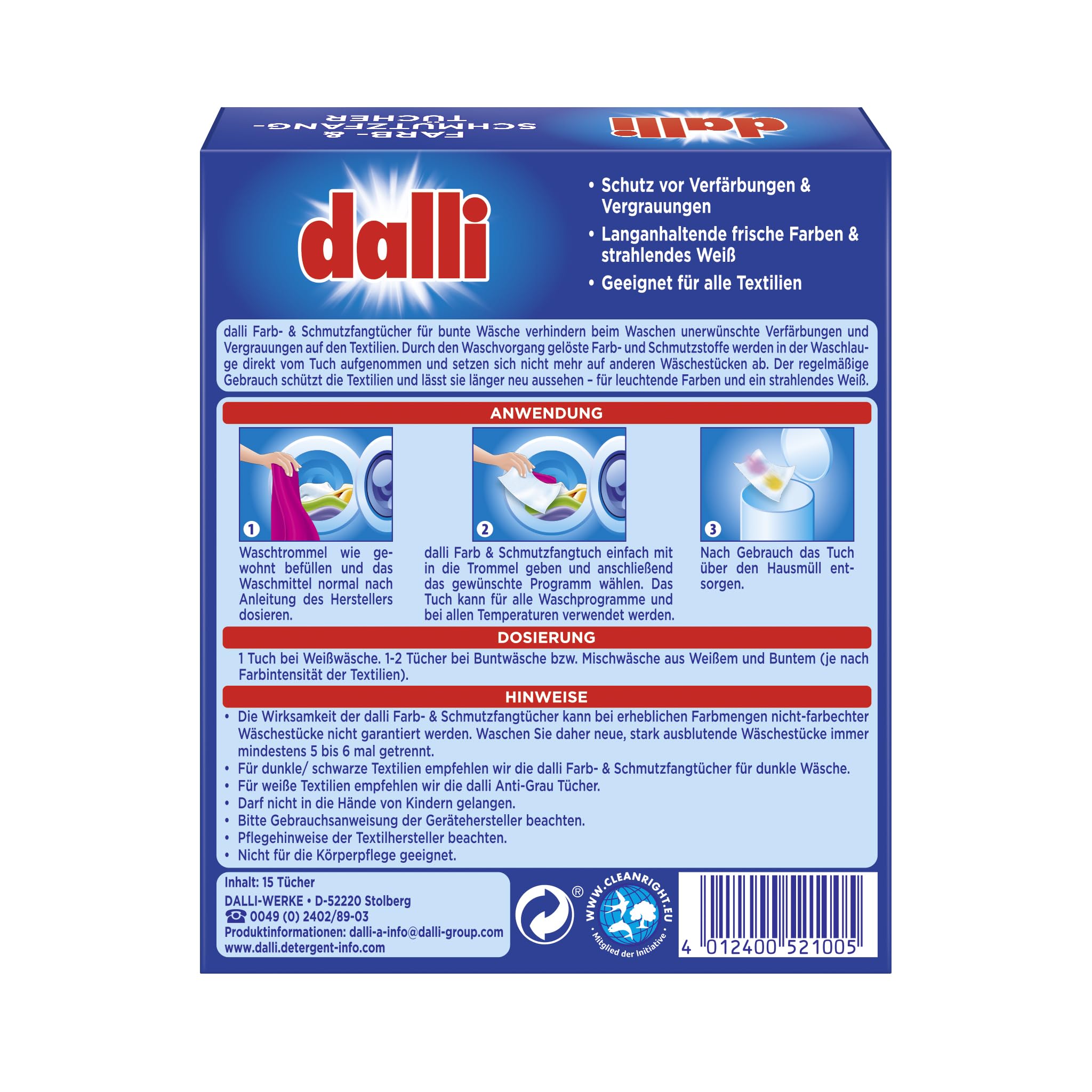 dalli-farb-schmutzfangt-cher-3x-15-wl-farbschutz-f-r-gemischte-w-sche-45-w-schen image 2