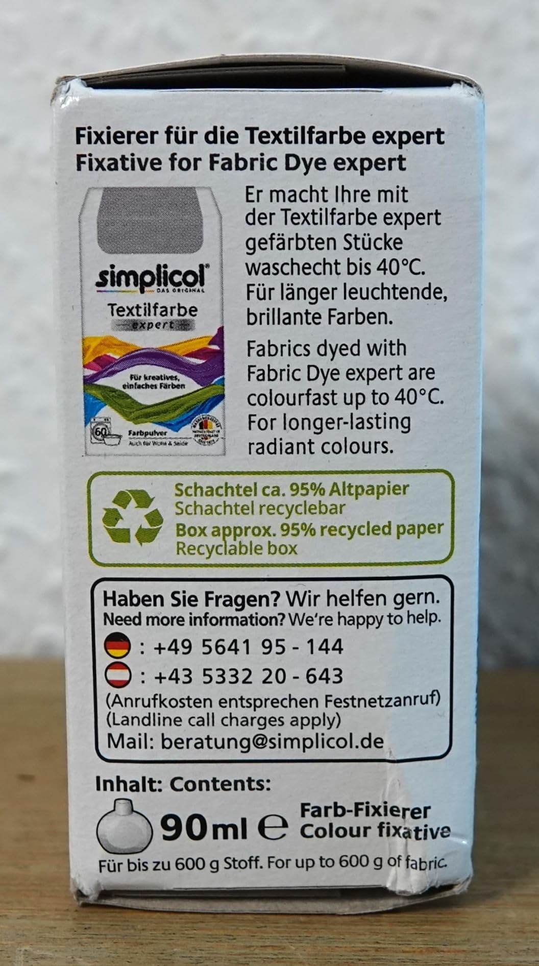 Rettet selbstgefärbte Kleidung