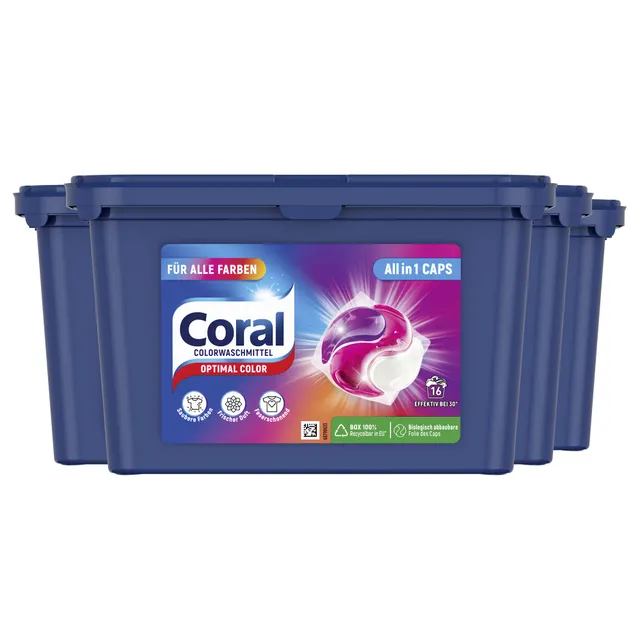 coral-allin1-caps-optimal-color-colorwaschmittel-64-caps-4-x-16-wl image 1