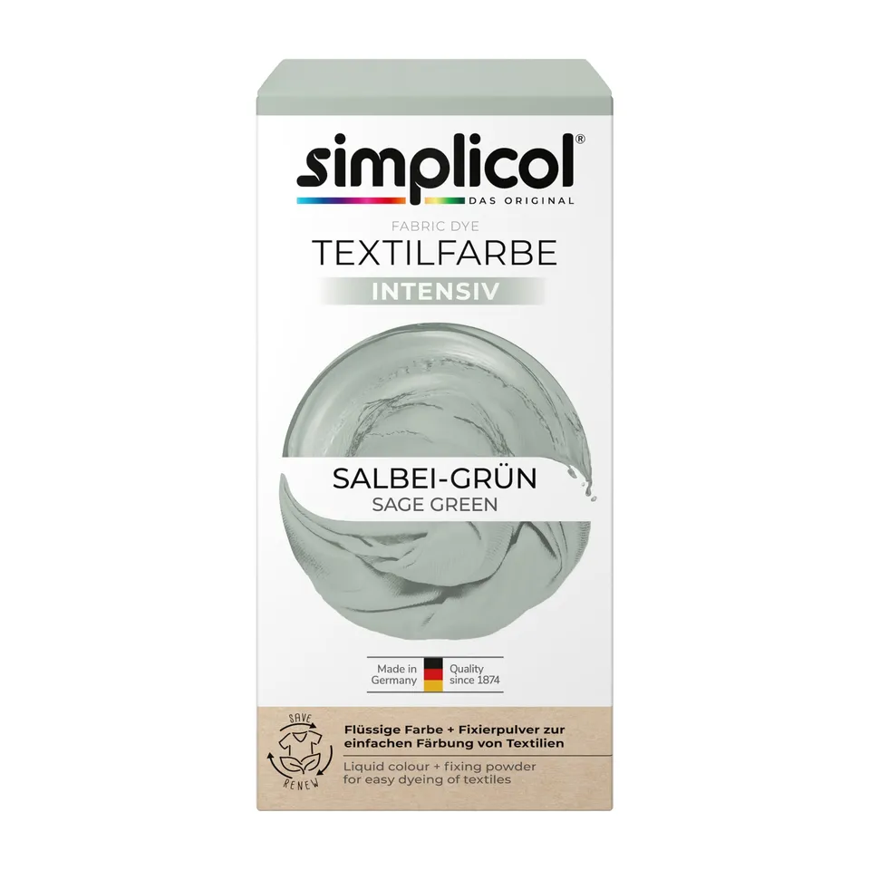 simplicol-textilfarbe-intensiv-salbei-gr-n-waschmaschinen-f-rbung-1er-pack image 1
