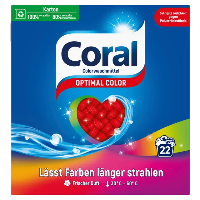 coral-waschpulver-optimal-color-colorwaschmittel-4-x-22-waschladungen image 1