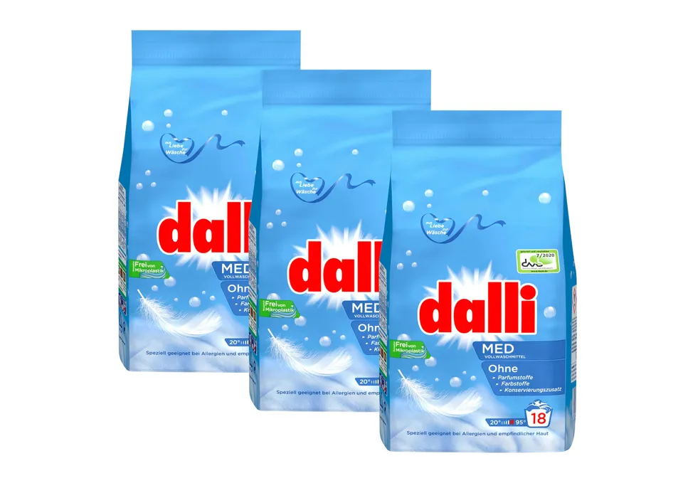 dalli-med-vollwaschmittel-pulver-54-waschladungen-f-r-allergiker image 1
