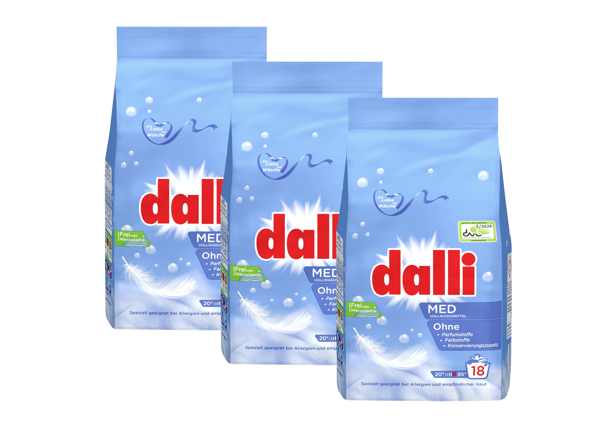 dalli-med-vollwaschmittel-pulver-54-waschladungen-f-r-allergiker image 1