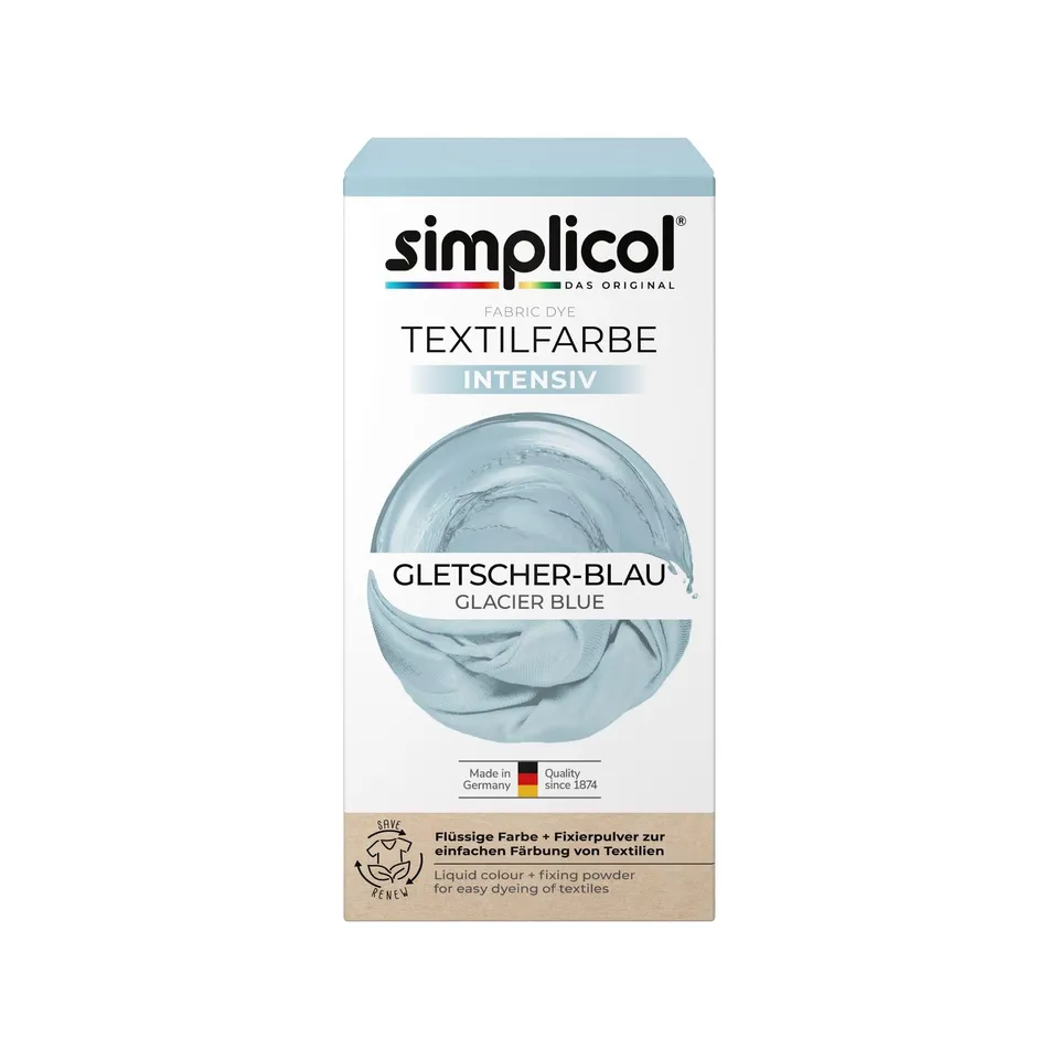 simplicol-textilfarbe-intensiv-gletscher-blau-waschmaschinen-f-rbung-1er-pack image 1