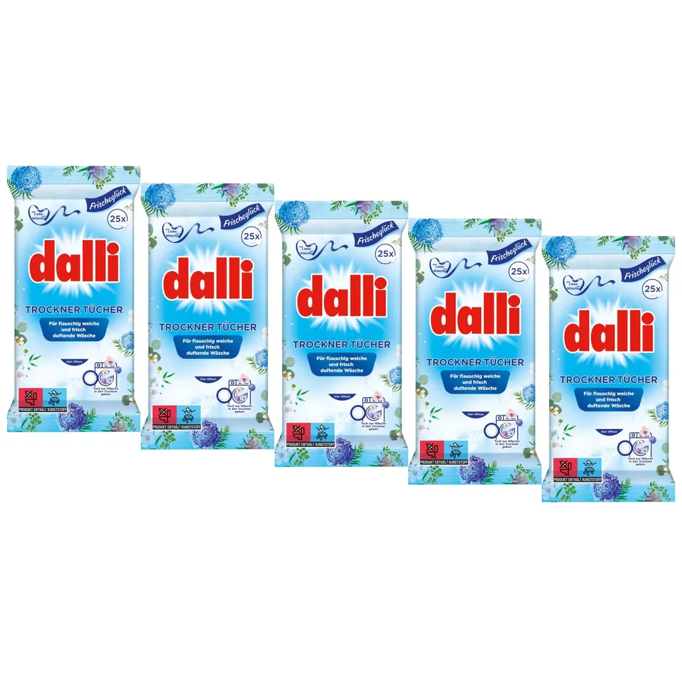 dalli-trockner-t-cher-5-x-25-st-ck-f-r-ca-125-trocknungsvorg-nge image 1