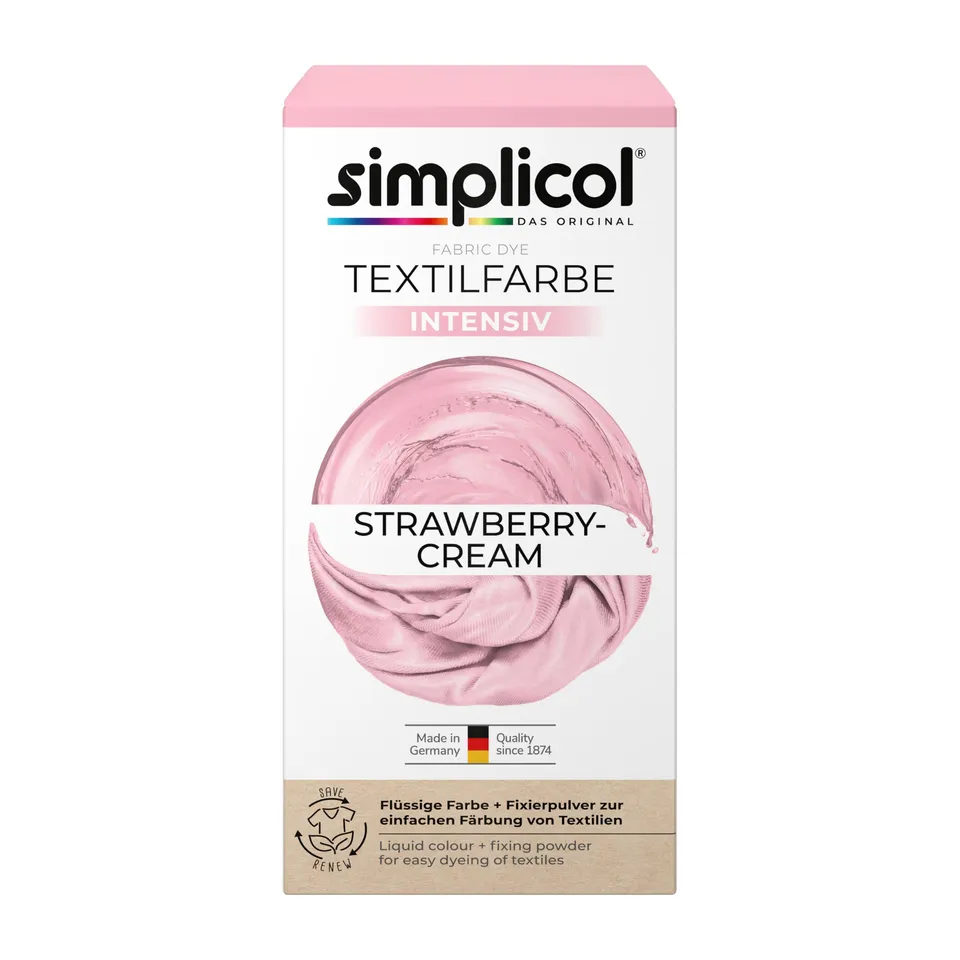 simplicol-textilfarbe-intensiv-strawberry-cream-waschmaschinen-f-rbung-1er-pack image 1