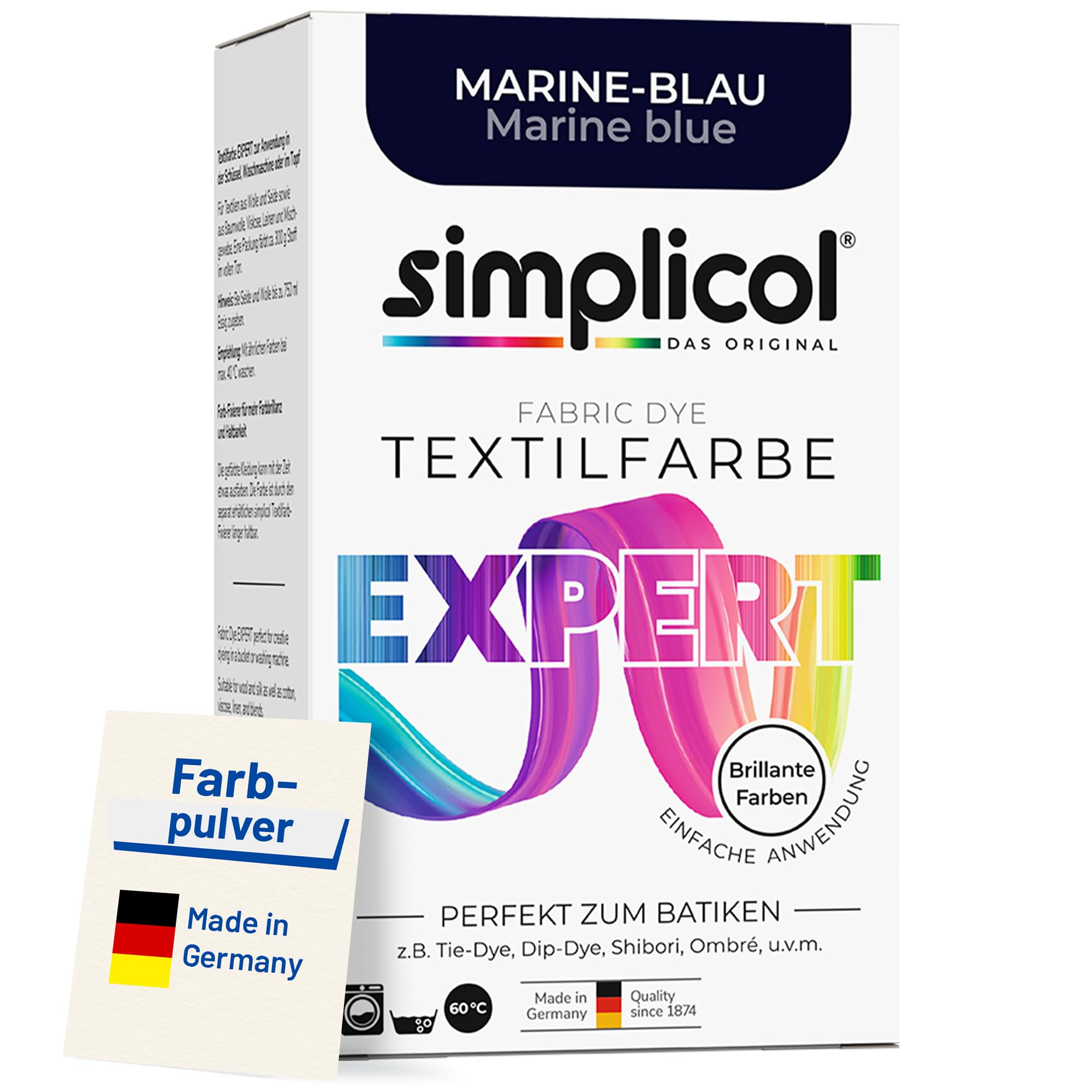 simplicol-textilfarbe-expert-marine-blau-150-g-farbpulver-f-r-waschmaschine-und- image 1