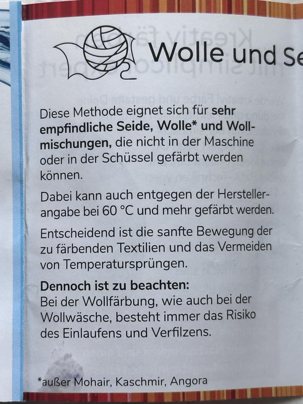 Gute Deckkraft