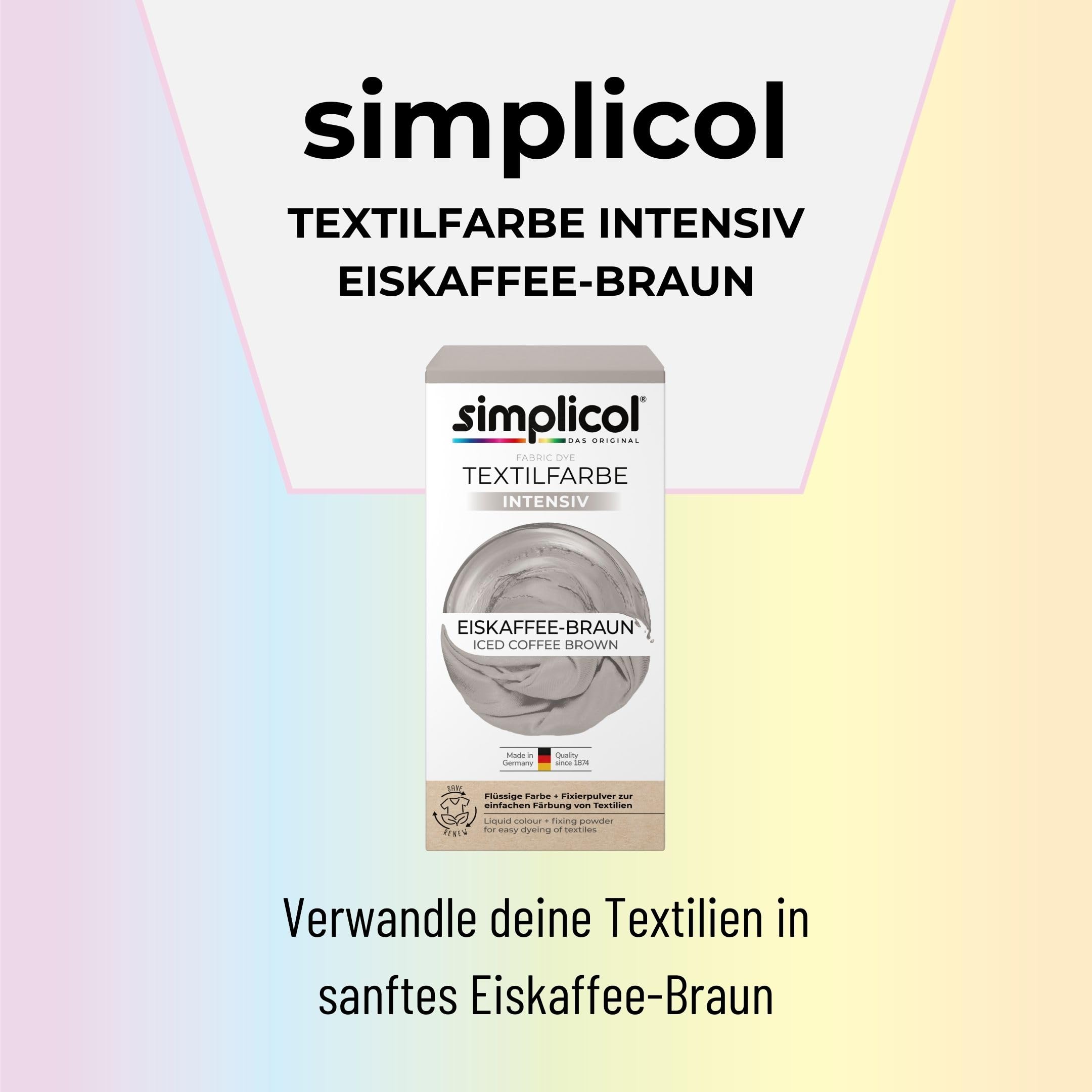 simplicol-textilfarbe-intensiv-eiskaffee-braun-waschmaschinenfarbe-mit-fixierer image 2